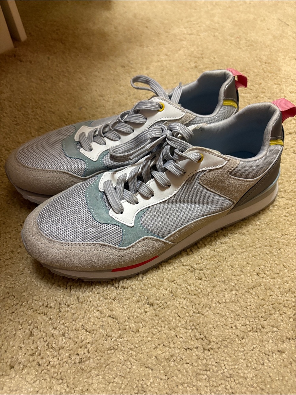 Gray Casual Sneakers